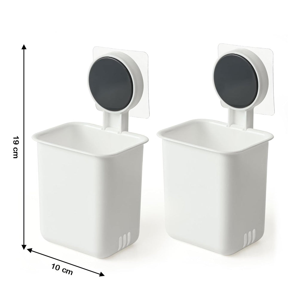 Bathroom Organizer Cups – Space-Saving Wall Mounted Set