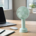 Portable Handheld Fan – Lightweight & Rechargeable Cooling | Storenzo