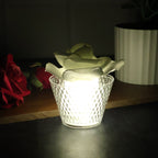 Rose Shaped Flameless LED Candles – Elegant Romantic Decor Set