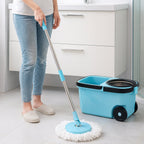 360° Spin Mop – Super Absorbent Microfiber Floor Cleaner