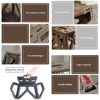 18 Inch Folding Stool – Portable Durable Step & Seating Stool