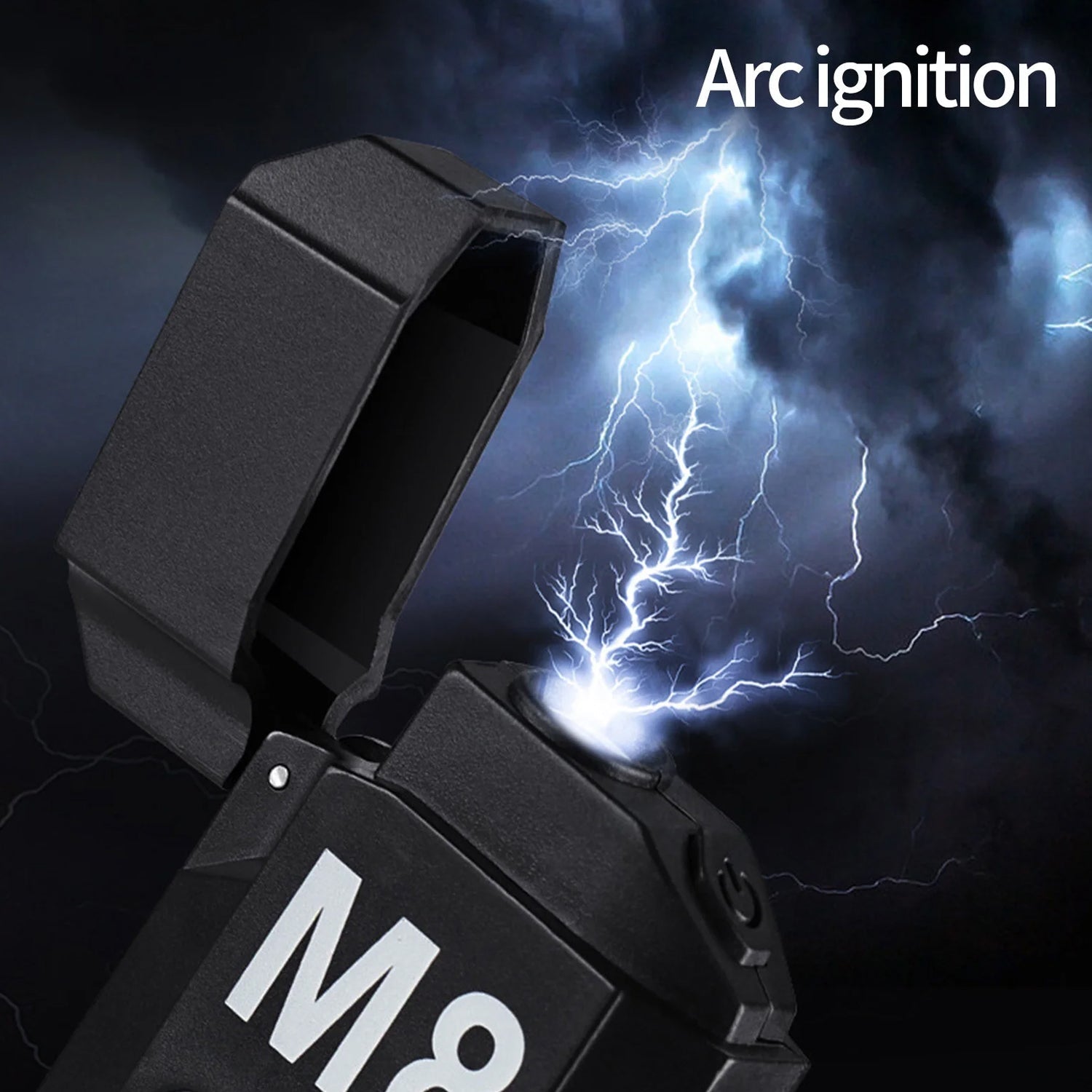 Portable Mini Torch Lighter – USB Rechargeable with Bright LED