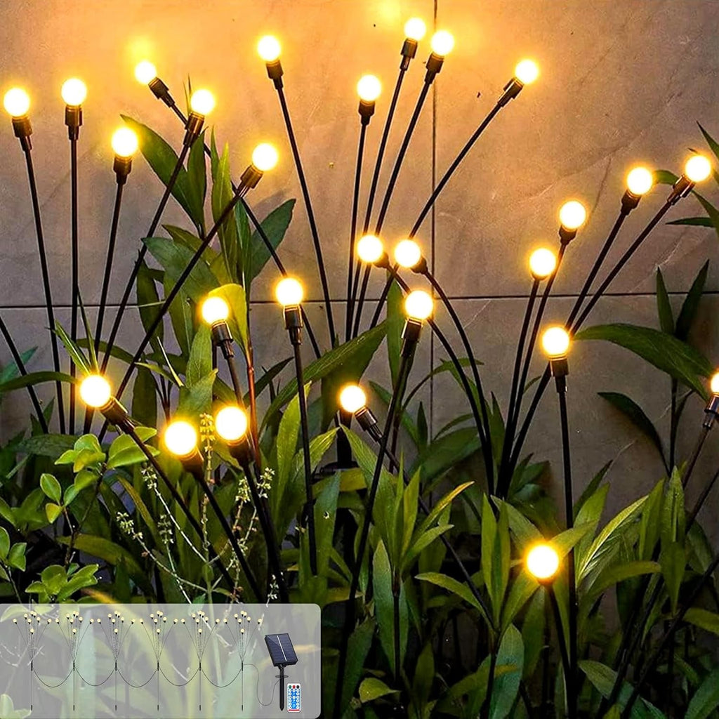Solar Garden Ball Light Set – Warm White, Energy-Saving Outdoor LEDs