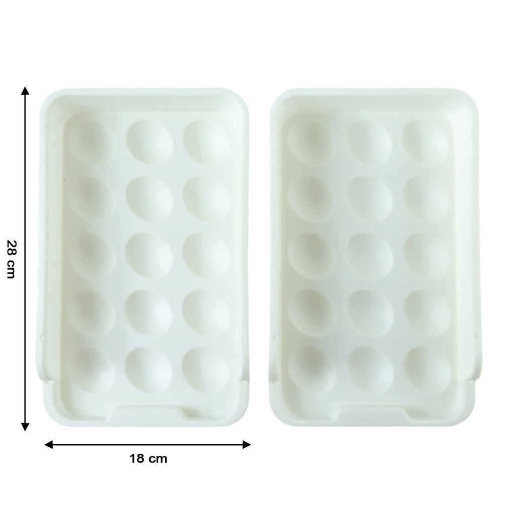 Egg Storage Tray – Space-Saving and Durable Refrigerator Organizer