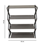 4 Layer Foldable Shoe Rack – Space-Saving Storage Solution