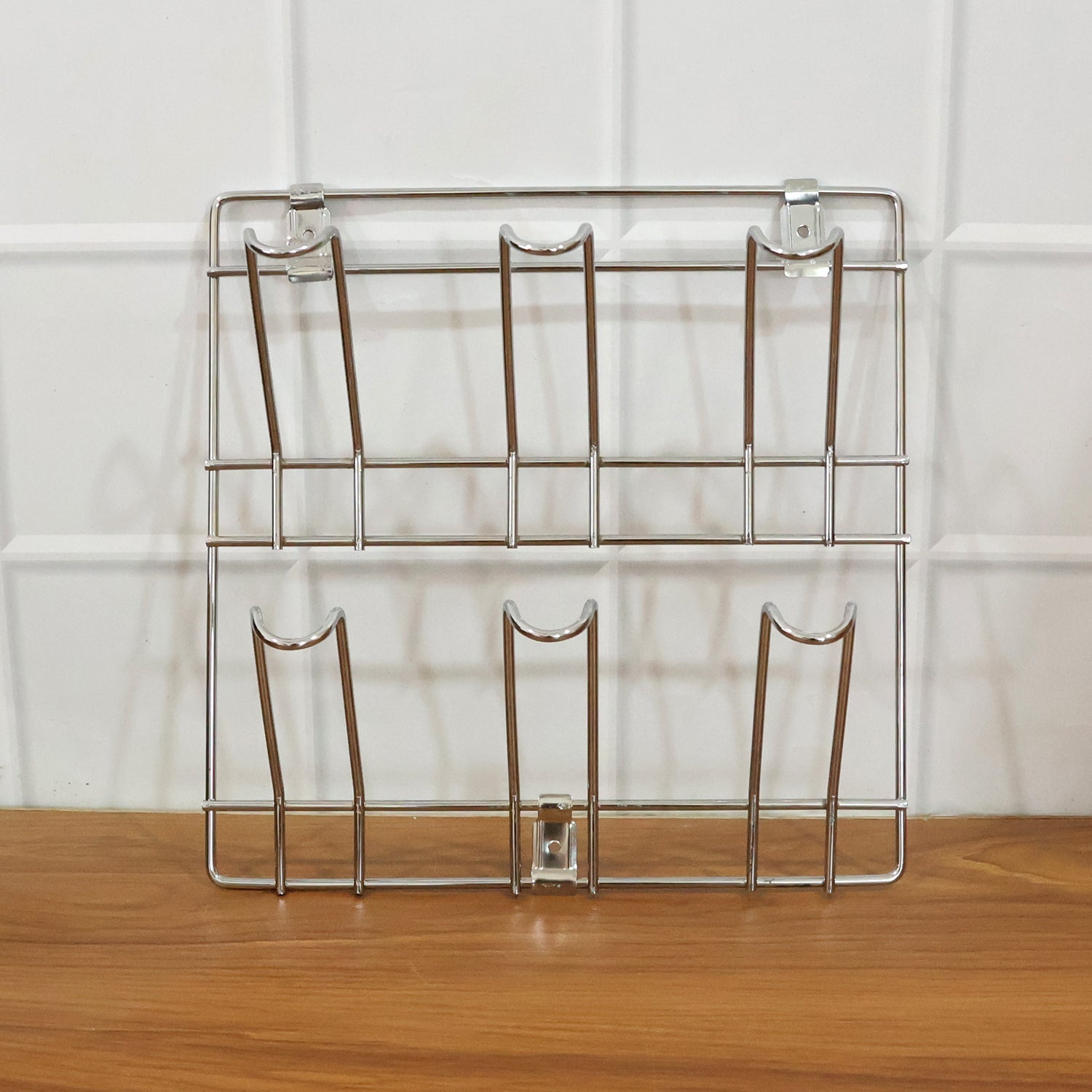 Stainless Steel Mug Holder Rack – Space-Saving Kitchen Organizer