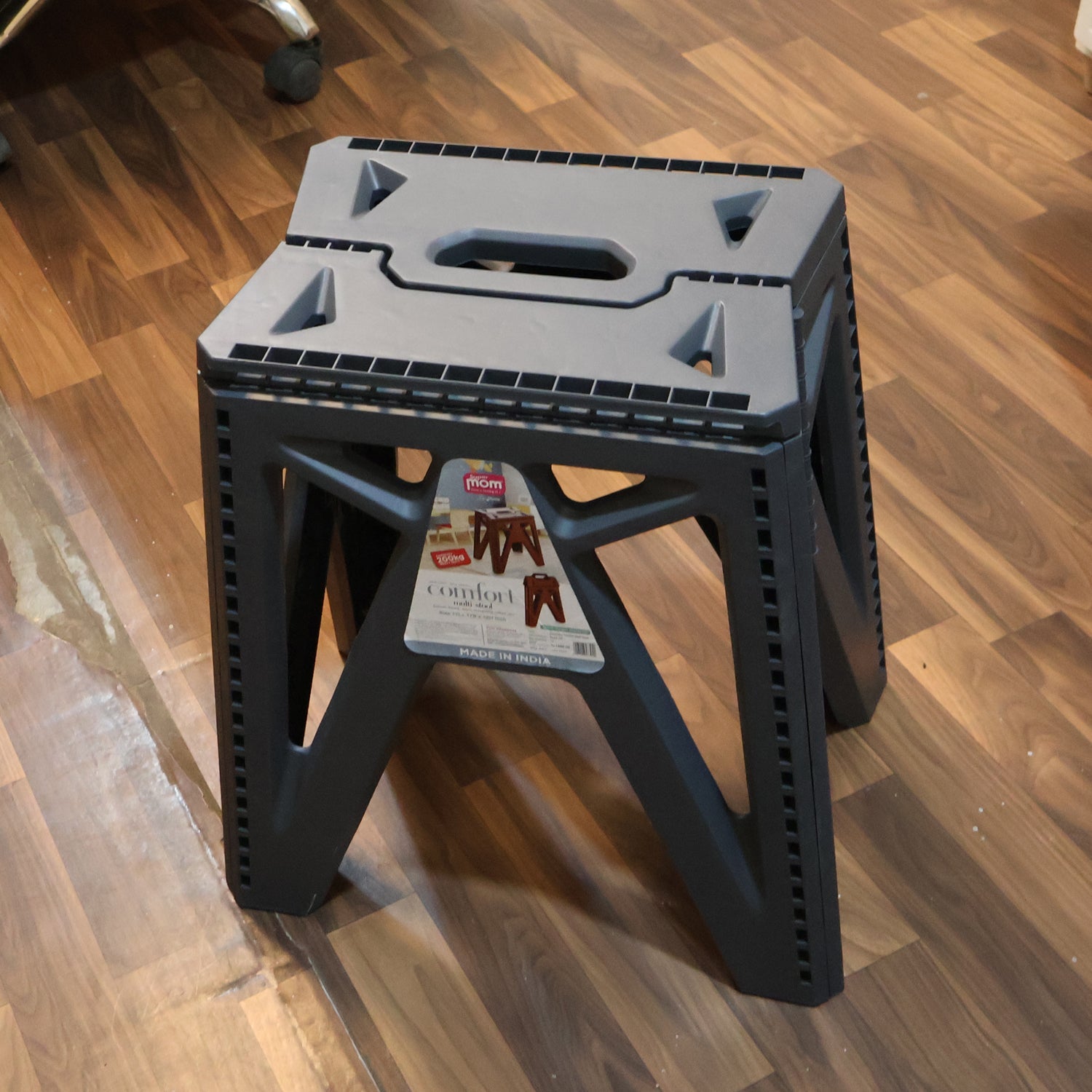18 Inch Folding Stool – Portable Durable Step & Seating Stool