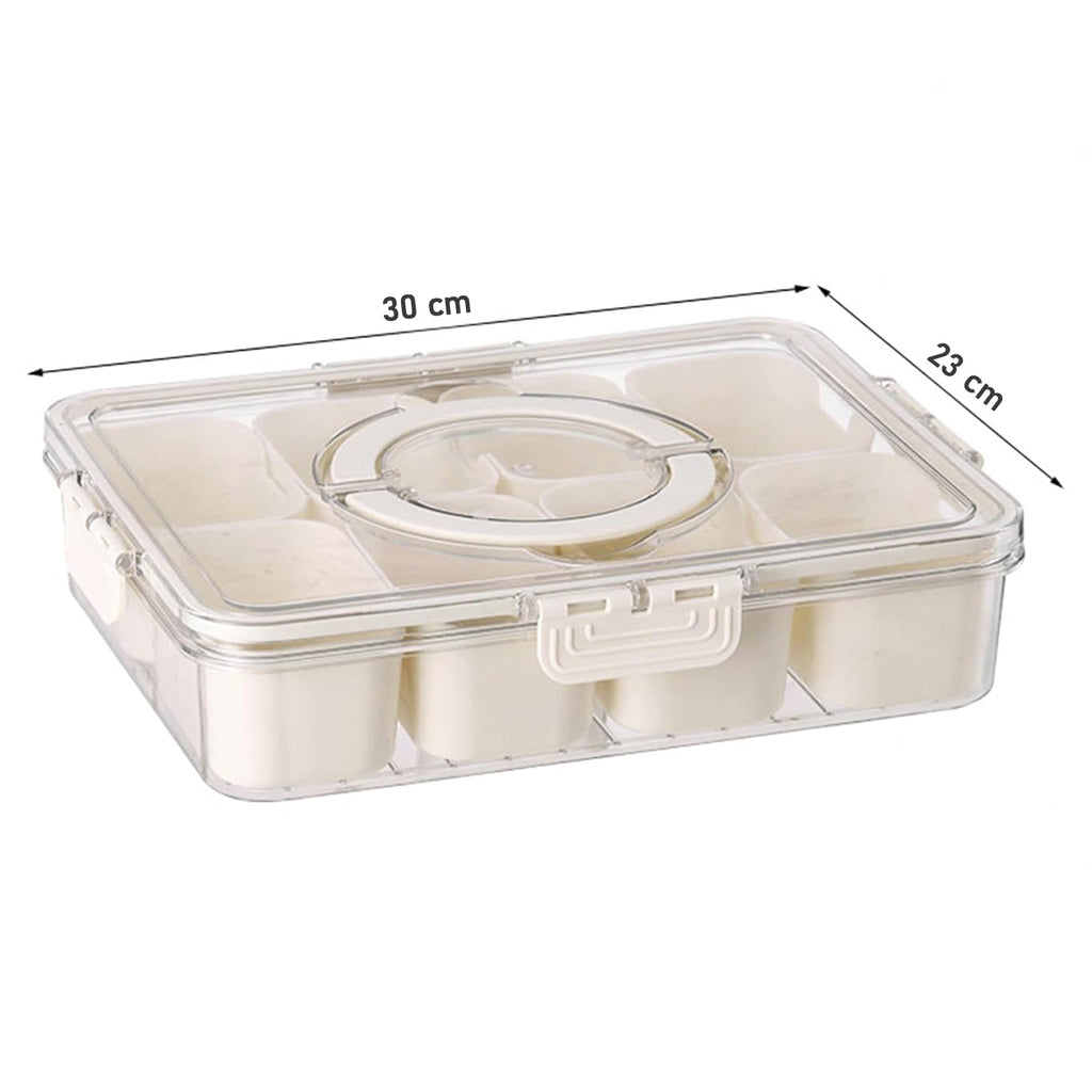 6-Compartment Fridge Storage Box – Leak-Proof, Space-Saving Organizer