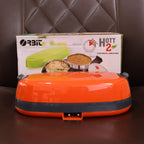 Portable Electric Food Warmer Lunch Box | Dual Stainless Steel Compartments | Leakproof Design