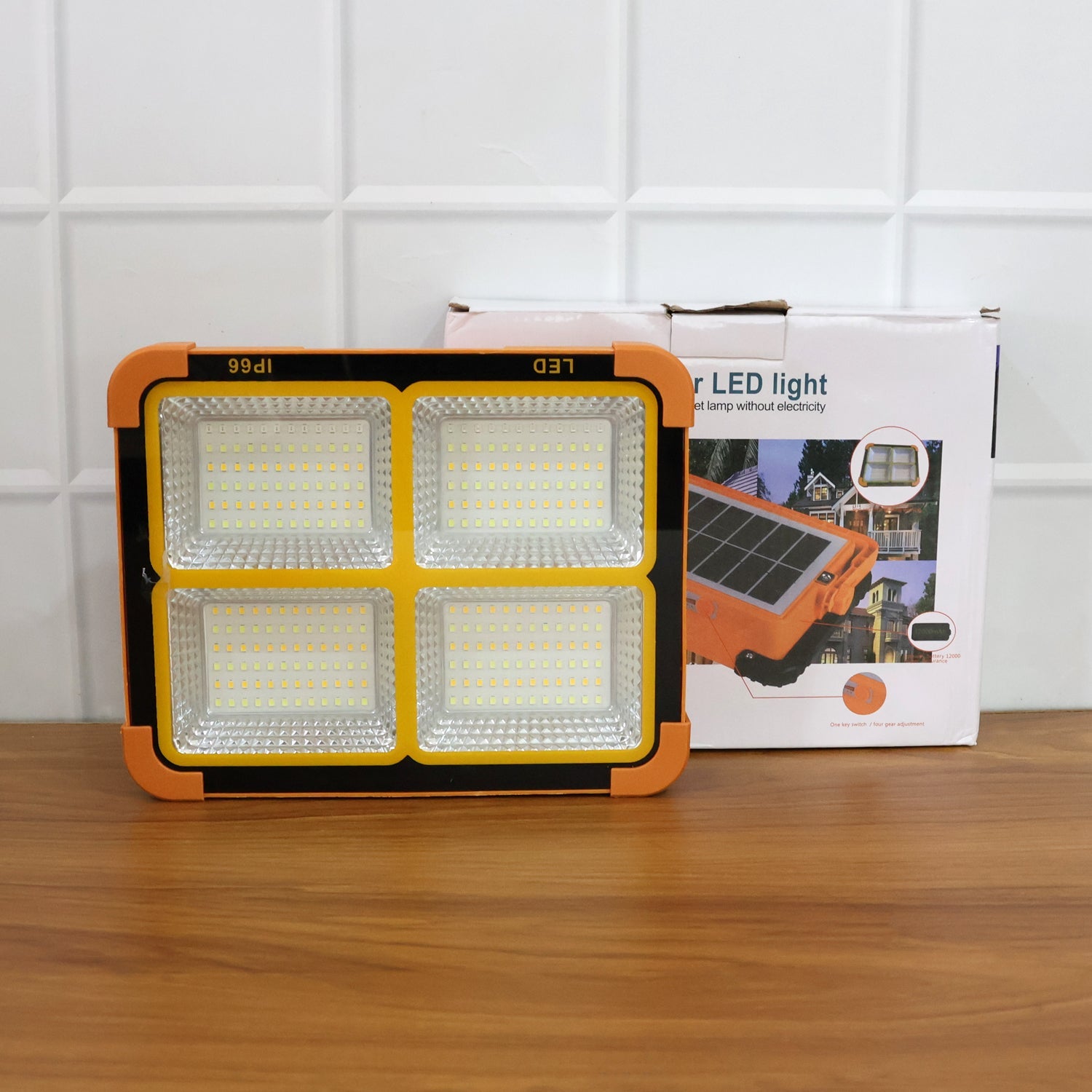 Solar LED Flood Light – High Brightness & Portable Power Bank