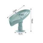Self Draining Soap Holder – Leaf Design for Dry Soap | VelvetBubbles
