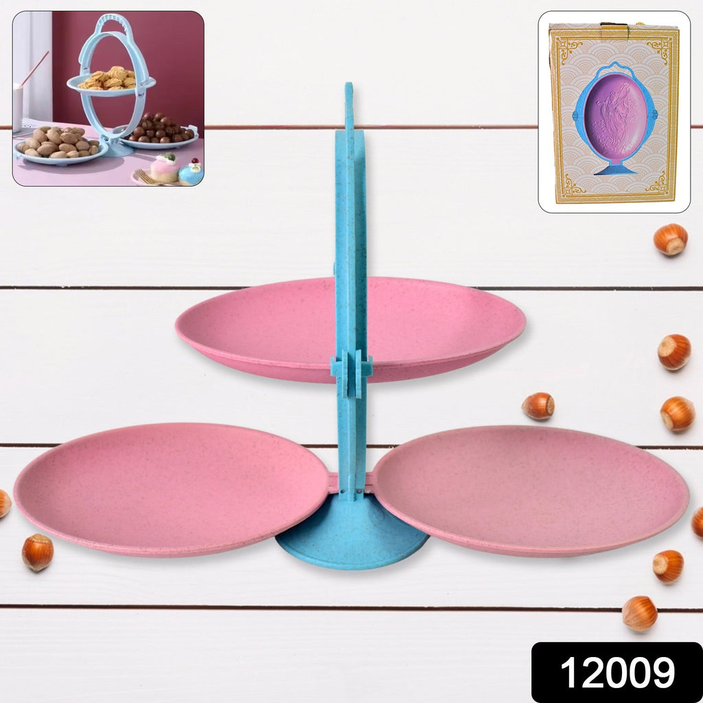 Foldable Fruit Plate Ð Space-Saving Multi-Use Kitchen Organizer