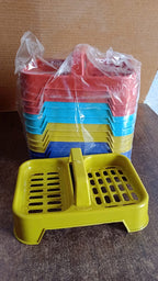 Double Soap Dish Stand – 2-in-1 with Handle & Drainage