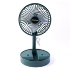 Portable USB fan with adjustable tilting stand