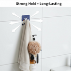 Self-Adhesive Wall Hook – Waterproof, Drill-Free & Reusable