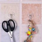 Stainless Steel Adhesive Wall Hooks 100-Pack – Strong & Waterproof | GlimmerHome