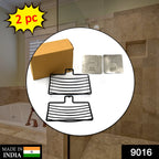 Wall Mount Soap Rack – 2-Piece Bathroom Organizer | VelvetBubbles
