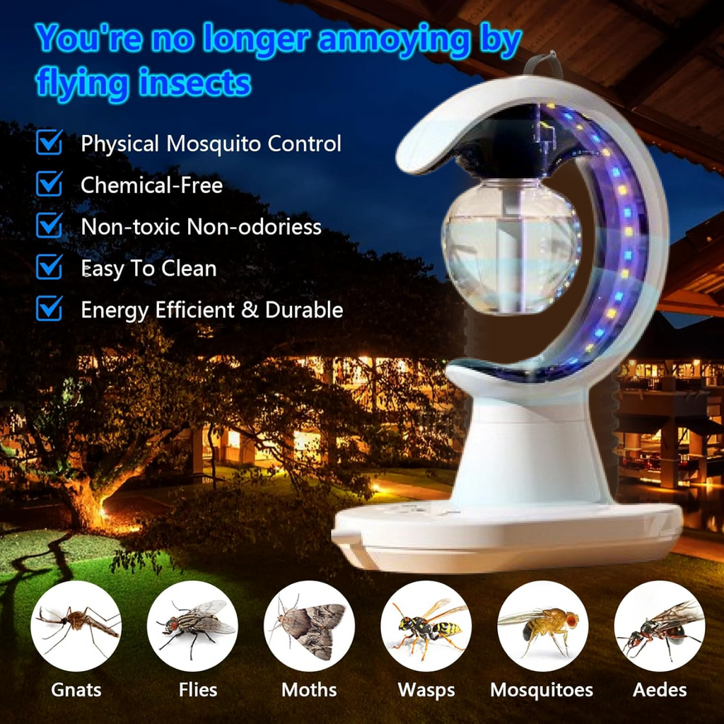 Portable 3-in-1 Air Humidifier | LED Ambient Lamp & Mosquito Repellent for Home & Bedroom
