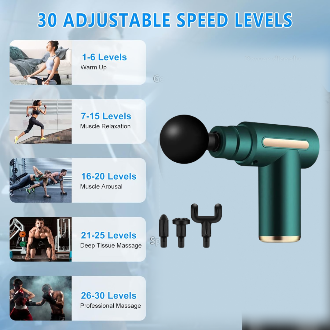 Rechargeable Portable Muscle Pain Relief Massager