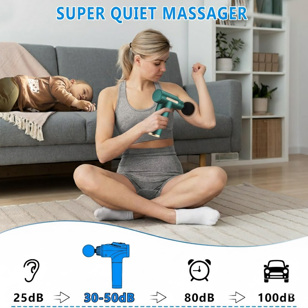 Rechargeable Portable Muscle Pain Relief Massager