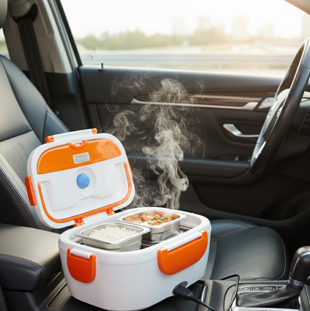 Electric Lunch Box – Portable Tiffin & Food Warmer | Lunchie Bunchie
