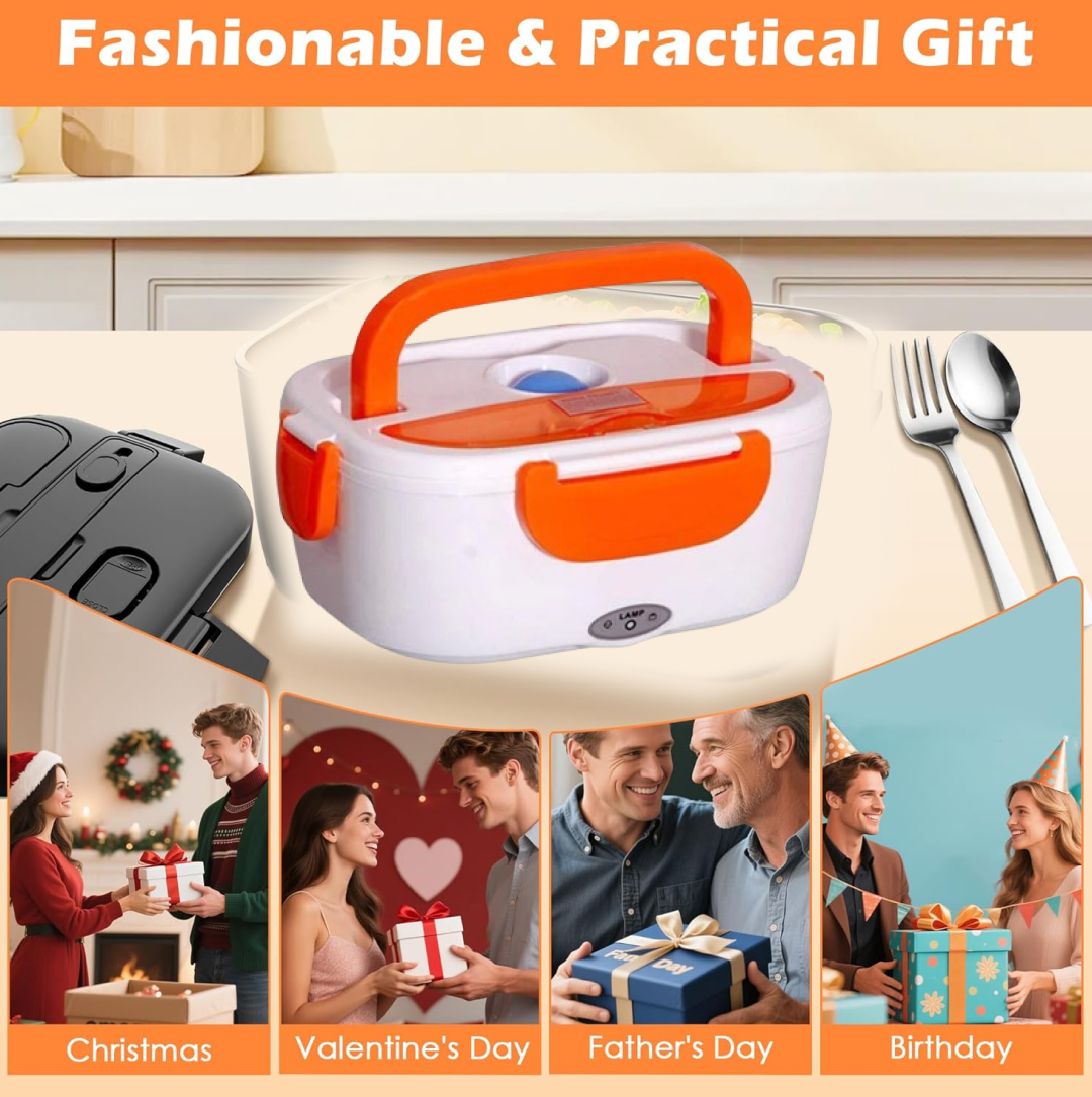 Electric Lunch Box – Portable Tiffin & Food Warmer | Lunchie Bunchie