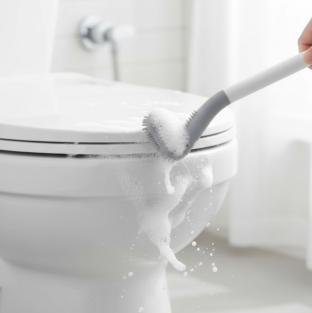 Golf Toilet Brush – Silicone & Wall-Mounted Holder | Storenzo