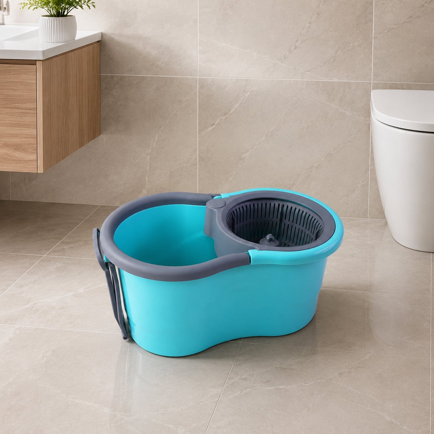 Plastic 360¡ Spin Mop Set Ð Effortless Floor Cleaning Solution