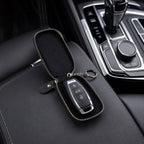 Car Key Case Ð Durable PU Leather with Zipper & Clip