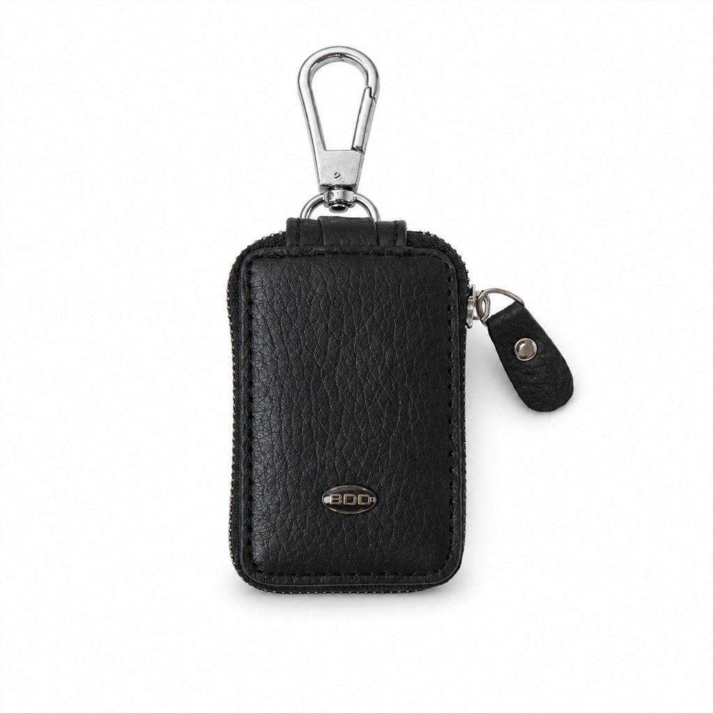 Car Key Case Ð Durable PU Leather with Zipper & Clip