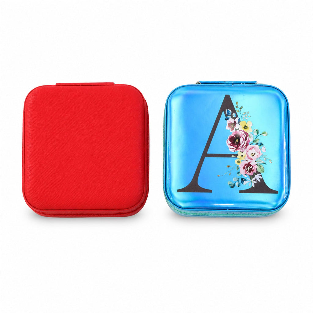 Mini Jewelry Organizer Box with Mirror Ð Portable Travel Case for Rings and Earrings
