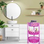 Plastic Storage Rack – 3-Tier Multipurpose Organiser | Organivo
