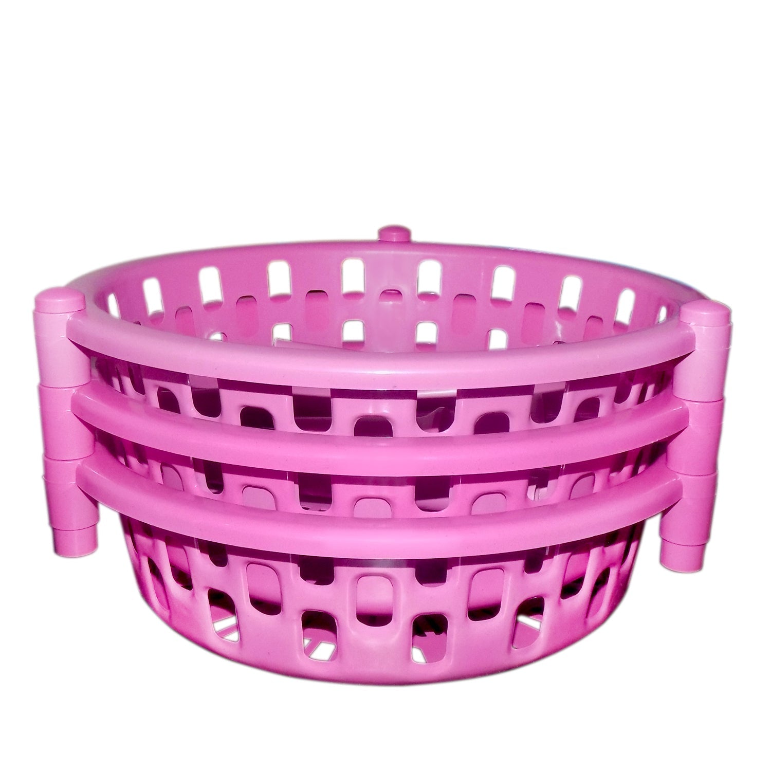 Plastic Storage Rack – 3-Tier Multipurpose Organiser | Organivo