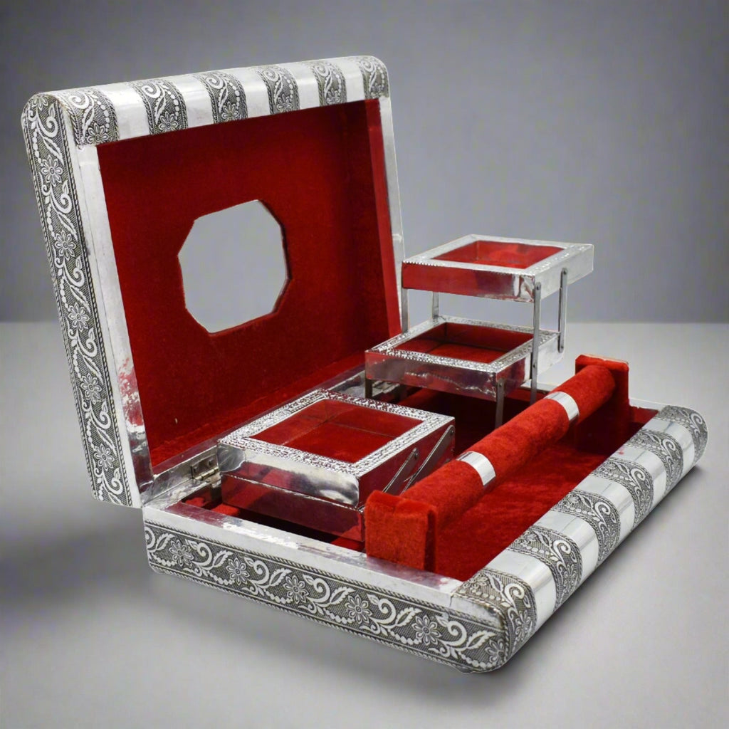 Wooden Jewellery Organizer – Oxidised Bangle Box | LilyGleam