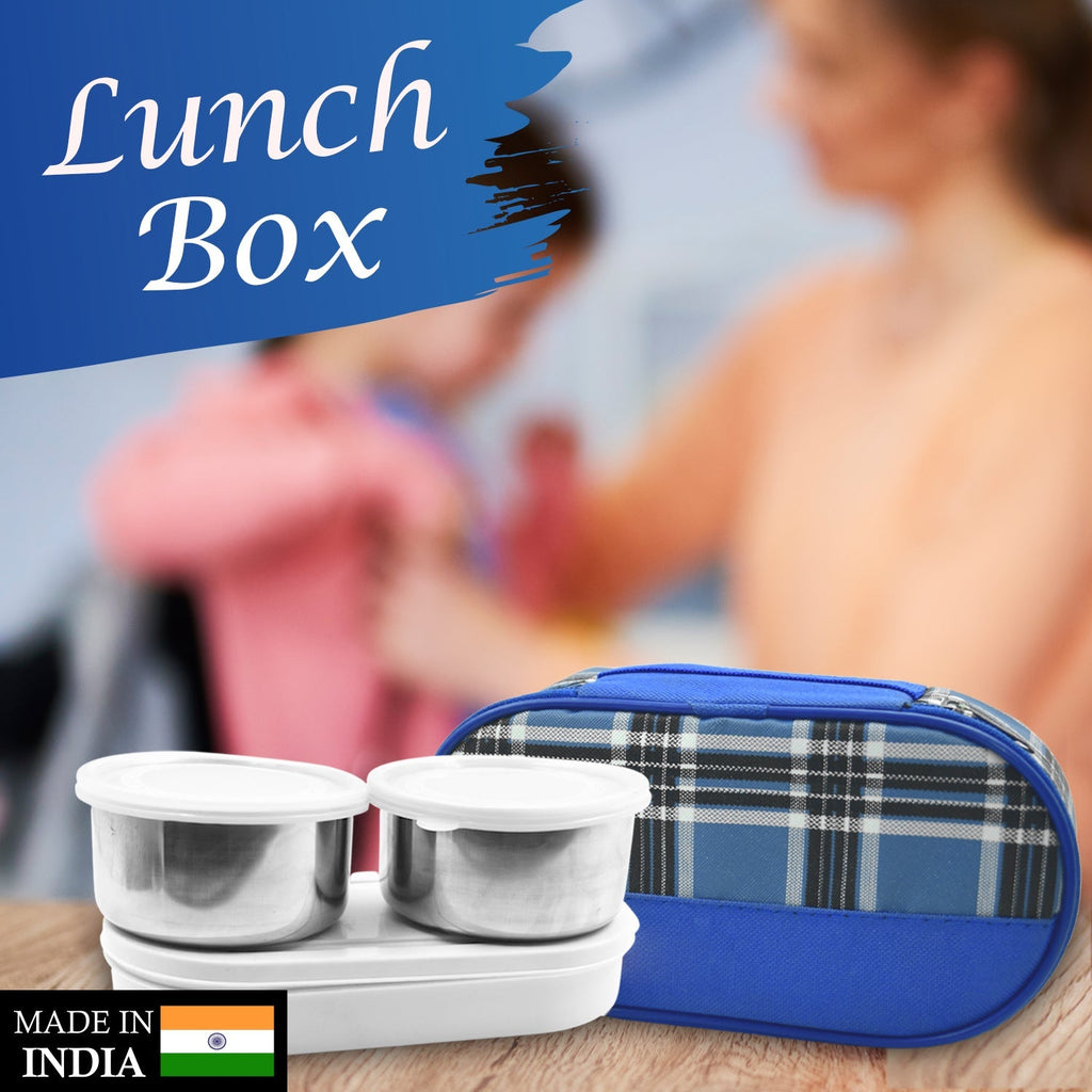 Stainless Steel Lunch Box – 3 Containers with Bag | Lunchie Bunchie