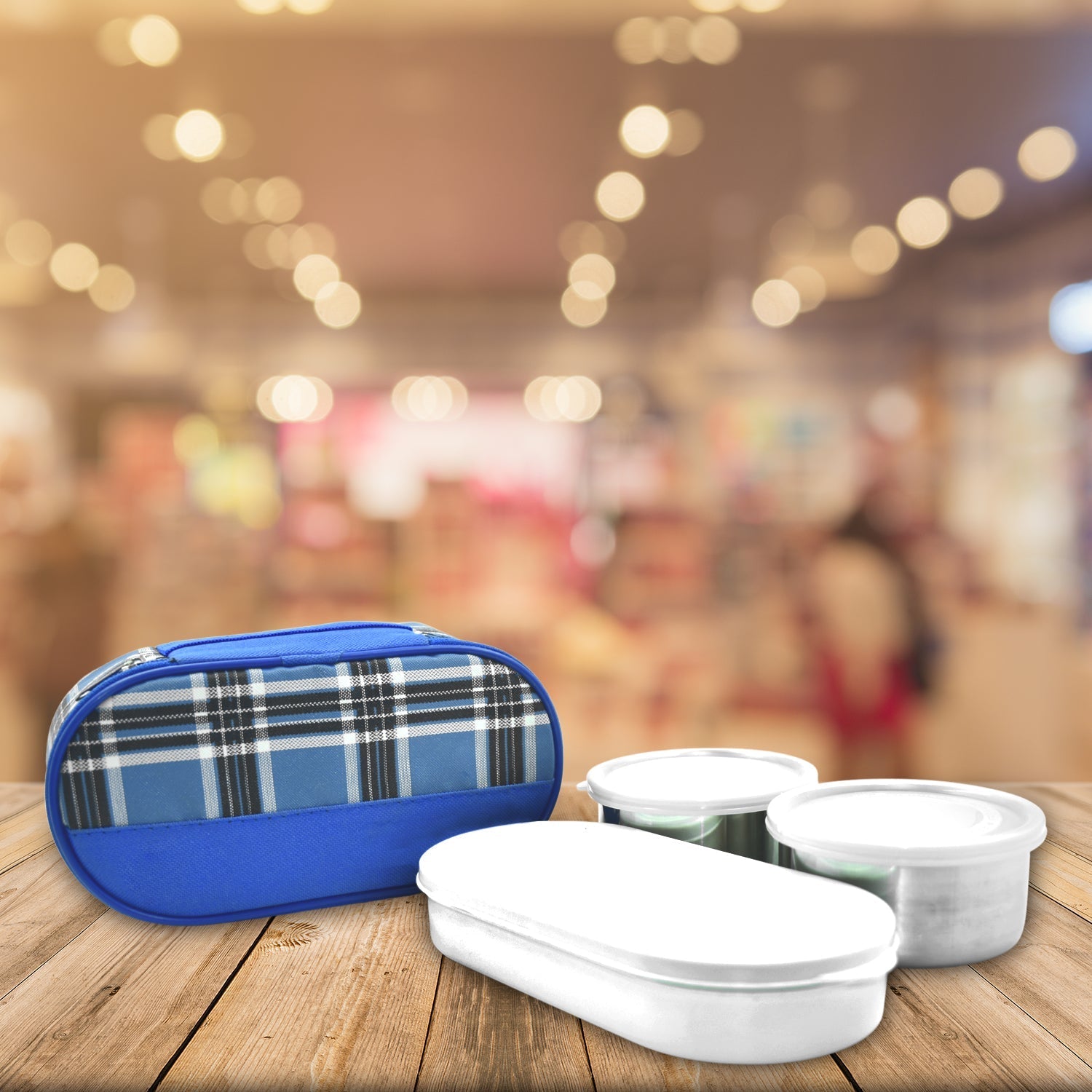 Stainless Steel Lunch Box – 3 Containers with Bag | Lunchie Bunchie