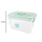 Plastic Medicine Storage Box Ð Secure Locking & Portable Design