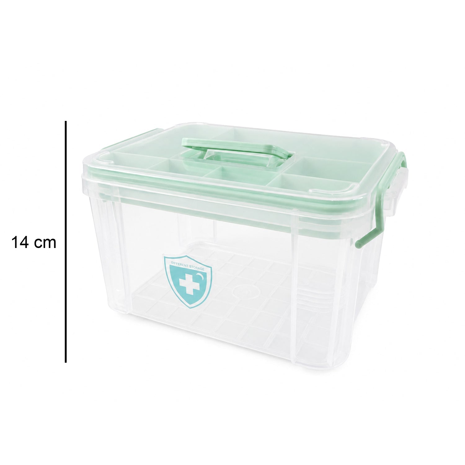 Plastic Medicine Storage Box Ð Secure Locking & Portable Design
