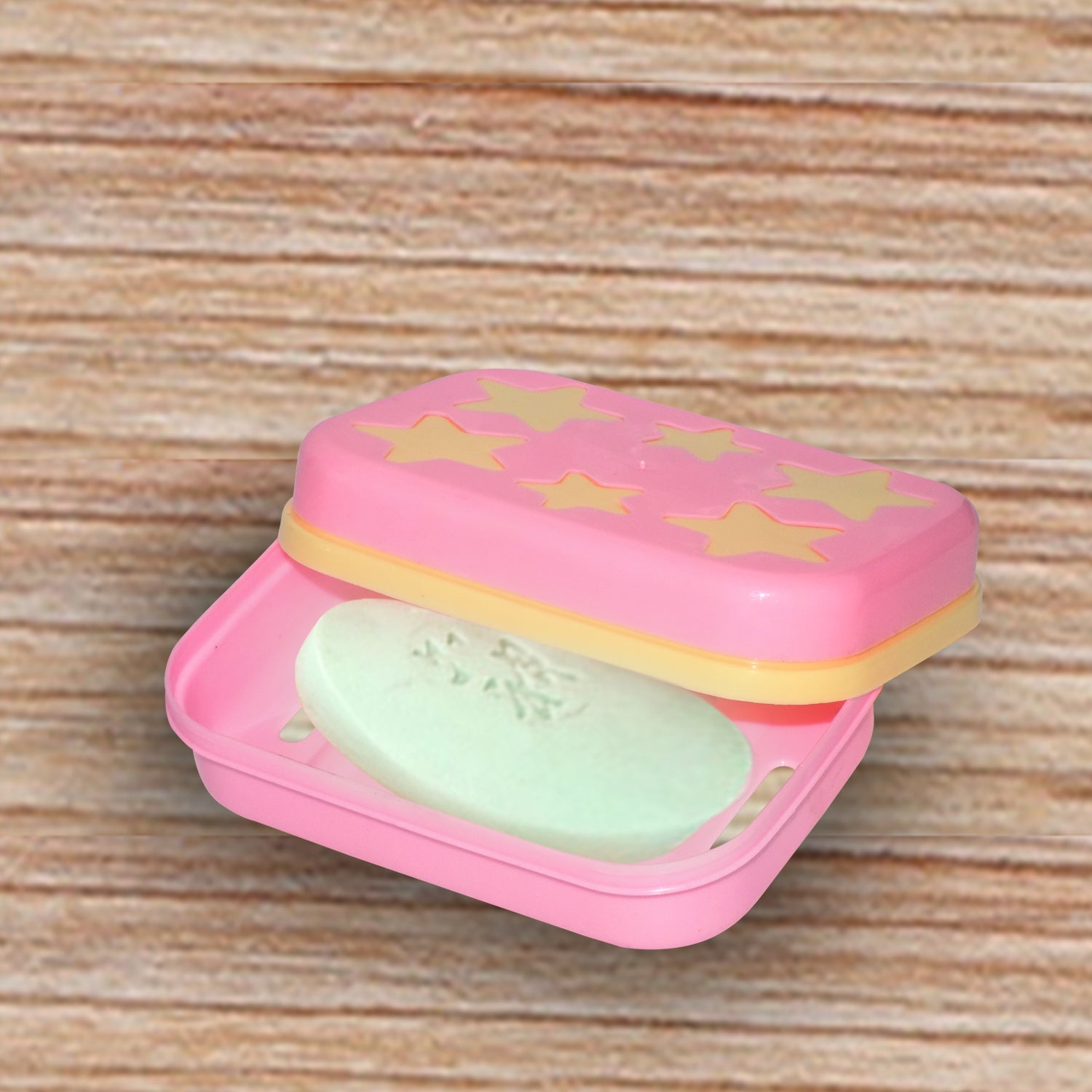 Star-Shaped Soap Case – Self-Drain Plastic Holder | VelvetBubbles