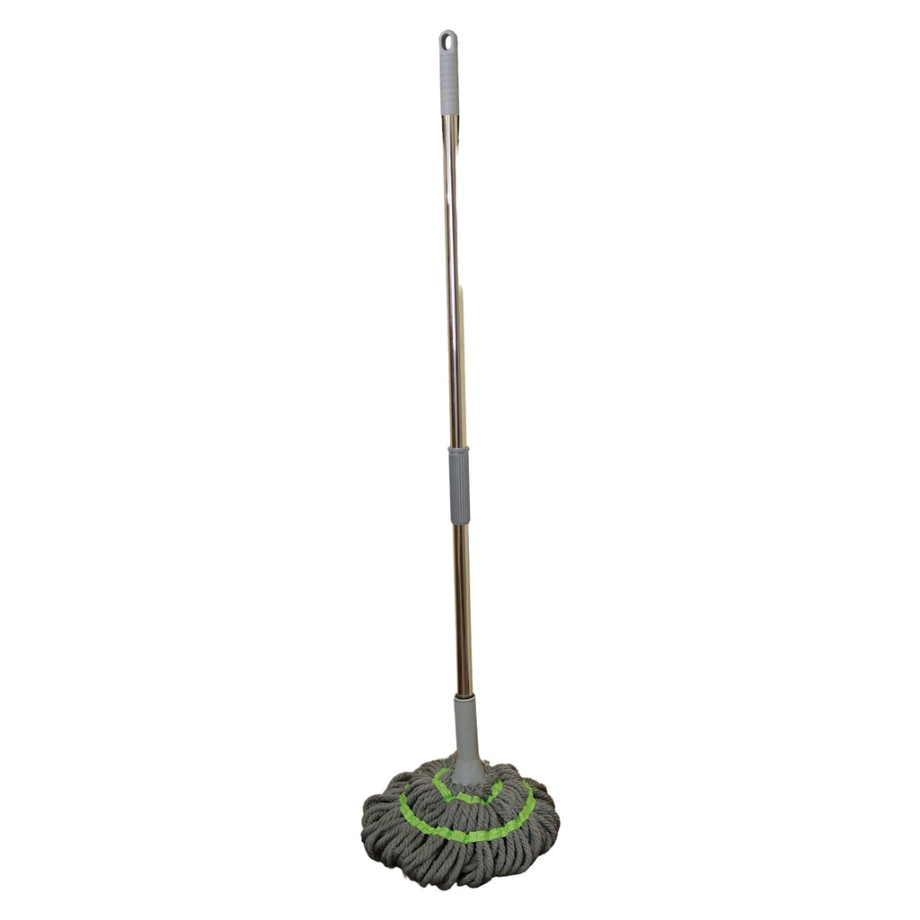 360° Spin Mop – Adjustable Handle & Microfiber Head for Effortless Cleaning