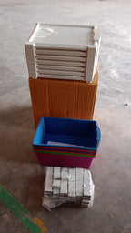 Plastic Storage Drawer Cabinet – 6-Layer Multi-Colored Organizer
