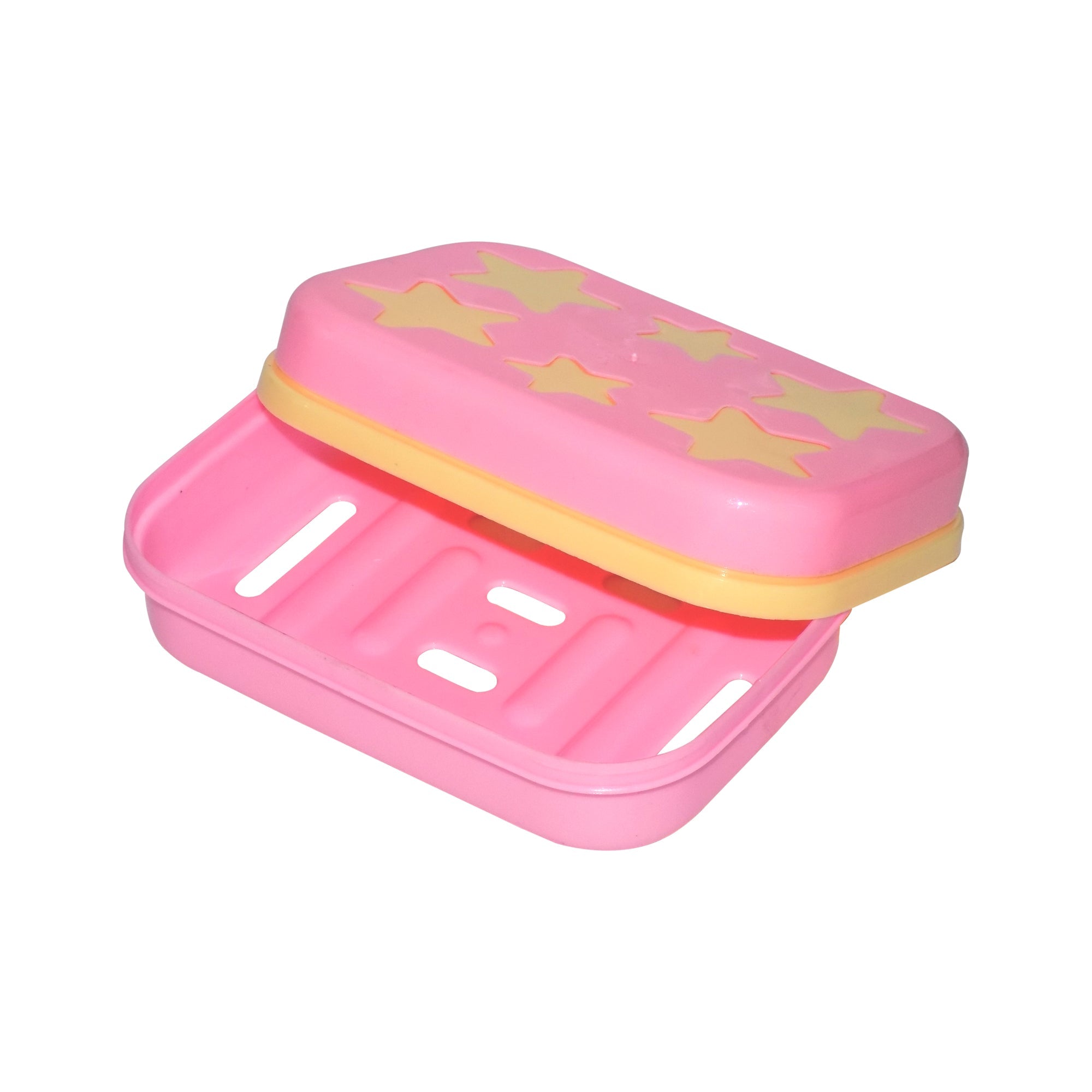 Star-Shaped Soap Case – Self-Drain Plastic Holder | VelvetBubbles
