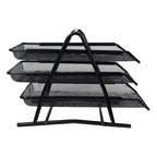 Organizer Rack Ð Durable 3-Tier Metal Storage for Office & Home