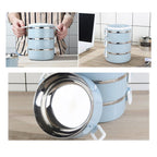 Stainless Steel Lunch Box – 3-Layer Insulated Hot Food Carrier | Lunchie Bunchie