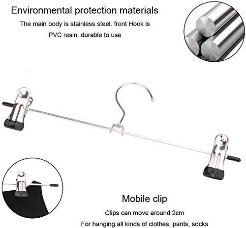 Stainless Steel Hangers – Adjustable Clips, 12-Pack | Indo Glow