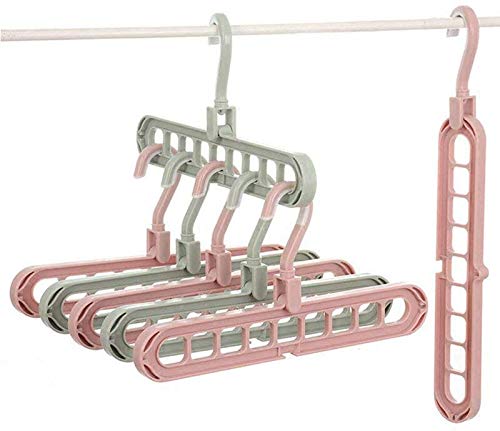 Space-Saving Hangers – 9-Hole Anti-Skid Organiser | Indo Glow