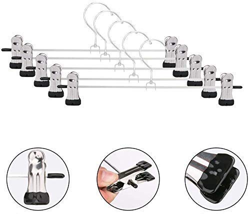 Stainless Steel Hangers – Adjustable Clips, 12-Pack | Indo Glow