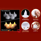 Flameless Floating Candles – Battery Operated Set of 8 | Giftoiza