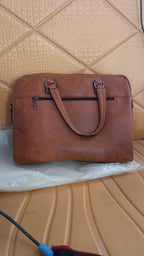 Faux Leather Laptop Messenger Bag – Durable & Stylish Briefcase