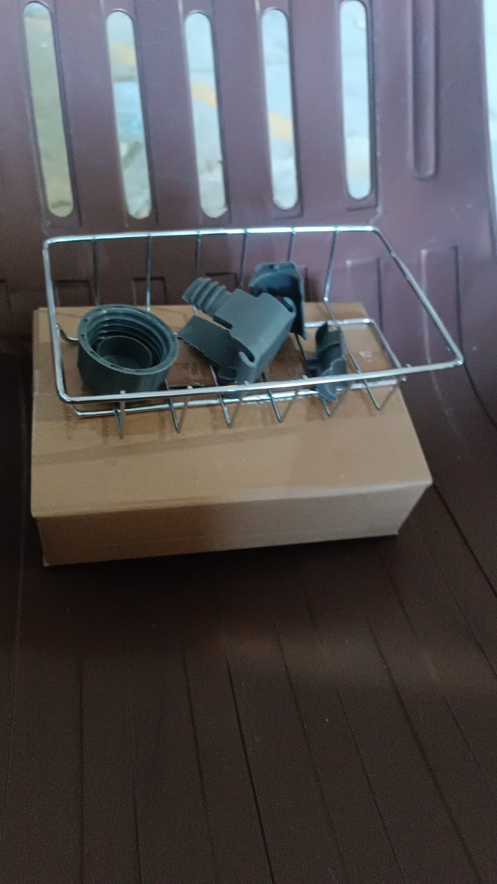 Stainless Steel Sink Caddy Organizer – Durable Clamp-On Holder